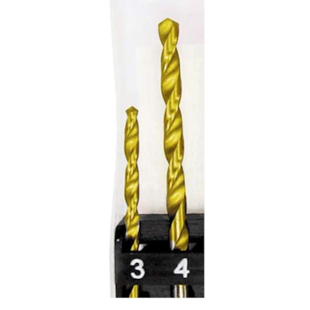 JOGO DE BROCAS DE AÇO RÁPIDO 3 A 8MM 5PCS - 723839 MTX JOGO DE BROCAS DE AÇO RÁPIDO 3 A 8MM 5PCS - 723839 MTX