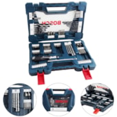 JOGO DE BROCAS E BITS V-LINE 91 PEÇAS - 2607017402000 BOSCH