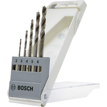 JOGO DE BROCAS PARA MADEIRA 3 PONTAS DE AÇO RÁPIDO 5PÇS - 2608595525 BOSCH JOGO DE BROCAS PARA MADEIRA 3 PONTAS DE AÇO RÁPIDO 5PÇS - 2608595525 BOSCH
