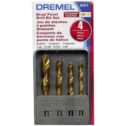 JOGO DE BROCAS TITANIO DREMEL JOGO DE BROCAS TITANIO DREMEL