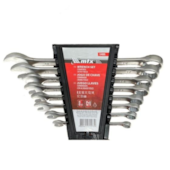 JOGO DE CHAVE COMBINADA 6 X 19MM 8 PCS CRV CROMO FOSCO - 154089 MTX JOGO DE CHAVE COMBINADA 6 X 19MM 8 PCS CRV CROMO FOSCO - 154089 MTX