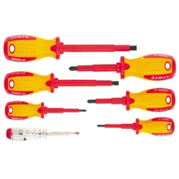 JOGO DE CHAVE FENDA / PHILLIPS ISOLADA, 6 PCS TESTE 250V -MTX - 133559