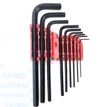 JOGO DE CHAVES ALLEN LONGA 1.5 A 10 MM COM 9 PEÇAS - 112319 MTX JOGO DE CHAVES ALLEN LONGA 1.5 A 10 MM COM 9 PEÇAS - 112319 MTX