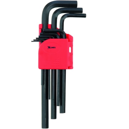 JOGO DE CHAVES ALLEN LONGA 1.5 A 10 MM COM 9 PEÇAS - 112319 MTX JOGO DE CHAVES ALLEN LONGA 1.5 A 10 MM COM 9 PEÇAS - 112319 MTX