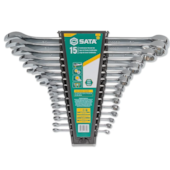 JOGO DE CHAVES COMBINADAS 6MM A 32MM COM 15 PECAS - ST08002G SATA
