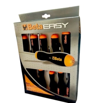 JOGO DE CHAVES DE FENDA E PHILIPS BETA EASY 1203/D10 BETA JOGO DE CHAVES DE FENDA E PHILIPS BETA EASY 1203/D10 BETA