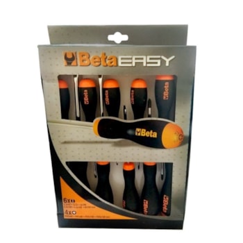 JOGO DE CHAVES DE FENDA E PHILIPS BETA EASY 1203/D10 BETA JOGO DE CHAVES DE FENDA E PHILIPS BETA EASY 1203/D10 BETA