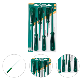 JOGO DE CHAVES FENDA E PHILIPS ISOLADA 1000V COM 6 PECAS - SATA JOGO DE CHAVES FENDA E PHILIPS ISOLADA 1000V COM 6 PECAS - SATA