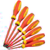JOGO DE CHAVES FENDA/PHILLIPS ISOLADA SATA 7 PEÇAS - ST09303 SATA