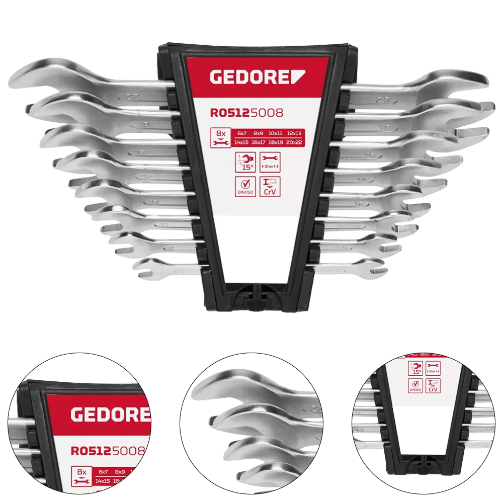 JOGO CHAVES L MULTIDENTADA XZN 5 A 18 42X-9M - 012710 GEDORE - HBR