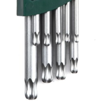 JOGO DE  CHAVES HEXAGONAIS TORX LONGA 9 PEÇAS - ST09715 SATA JOGO DE  CHAVES HEXAGONAIS TORX LONGA 9 PEÇAS - ST09715 SATA