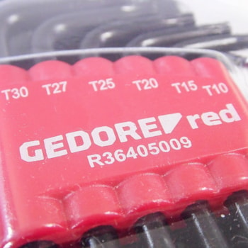 JOGO DE CHAVES L TORX HEXALOBULAR 9 PEÇAS - 3369856 GEDORE RED