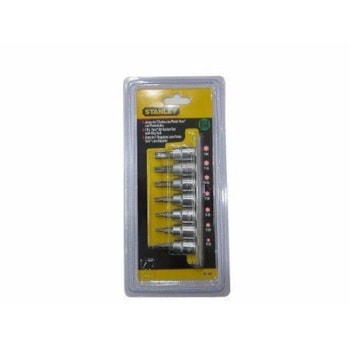 Jogo De Chaves Soquete Torx® (encaixe 3/8) 7 Peças Stanley Jogo De Chaves Soquete Torx® (encaixe 3/8) 7 Peças Stanley