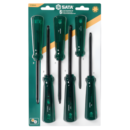 JOGO DE CHAVES TORX RETA T10 A T30 MAXTORK COM 6 PECAS -  SATA