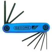 JOGO DE CHAVES TORX T9 A T40 8PC TIPO CANIVETE GTX 43TXSCL-80 - 024650 GEDORE JOGO DE CHAVES TORX T9 A T40 8PC TIPO CANIVETE GTX 43TXSCL-80 - 024650 GEDORE