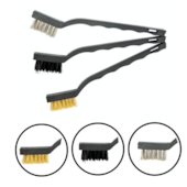 JOGO DE ESCOVA DE AÇO PEQUENA 3 PCS C/ CABO PLÁSTICO - 748609 MTX JOGO DE ESCOVA DE AÇO PEQUENA 3 PCS C/ CABO PLÁSTICO - 748609 MTX