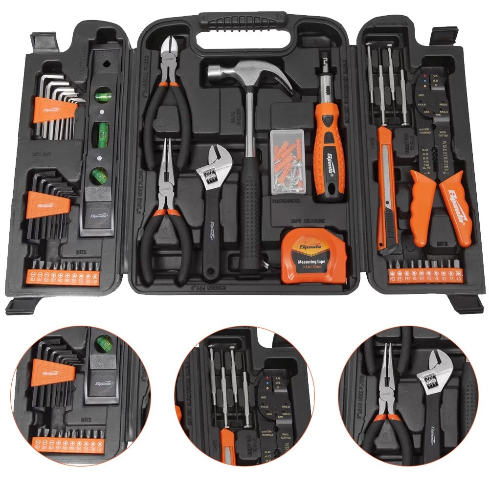 JOGO DE FERRAMENTAS 129 PEÇAS COM MALETA - 13564 SPARTA - HBR Flex