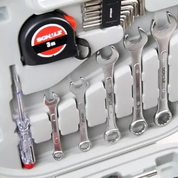 JOGO DE FERRAMENTAS MANUAIS 160 PEÇAS - 927.0008-0 SCHULZ JOGO DE FERRAMENTAS MANUAIS 160 PEÇAS - 927.0008-0 SCHULZ