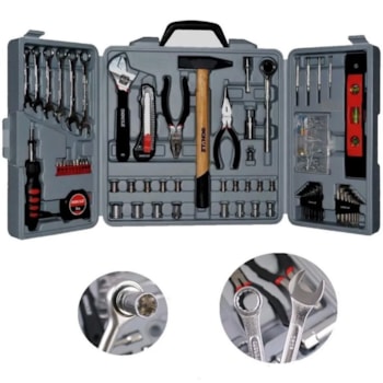 JOGO DE FERRAMENTAS MANUAIS 160 PEÇAS - 927.0008-0 SCHULZ JOGO DE FERRAMENTAS MANUAIS 160 PEÇAS - 927.0008-0 SCHULZ