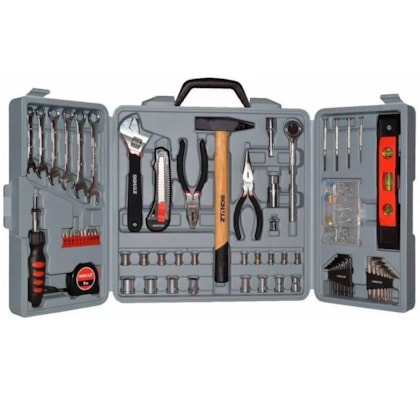 JOGO DE FERRAMENTAS MANUAIS 160 PEÇAS - 927.0008-0 SCHULZ JOGO DE FERRAMENTAS MANUAIS 160 PEÇAS - 927.0008-0 SCHULZ