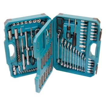 JOGO DE FERRAMENTAS MANUAIS 221 PCS - E-10883 MAKITA