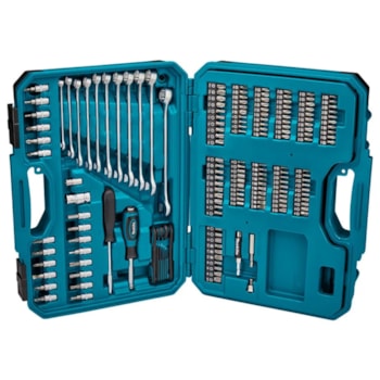 JOGO DE FERRAMENTAS MANUAIS 221 PCS - E-10883 MAKITA JOGO DE FERRAMENTAS MANUAIS 221 PCS - E-10883 MAKITA