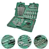 JOGO DE FERRAMENTAS MANUAIS PROFISSIONAL 150PC MM/POL - ST09510L SATA JOGO DE FERRAMENTAS MANUAIS PROFISSIONAL 150PC MM/POL - ST09510L SATA