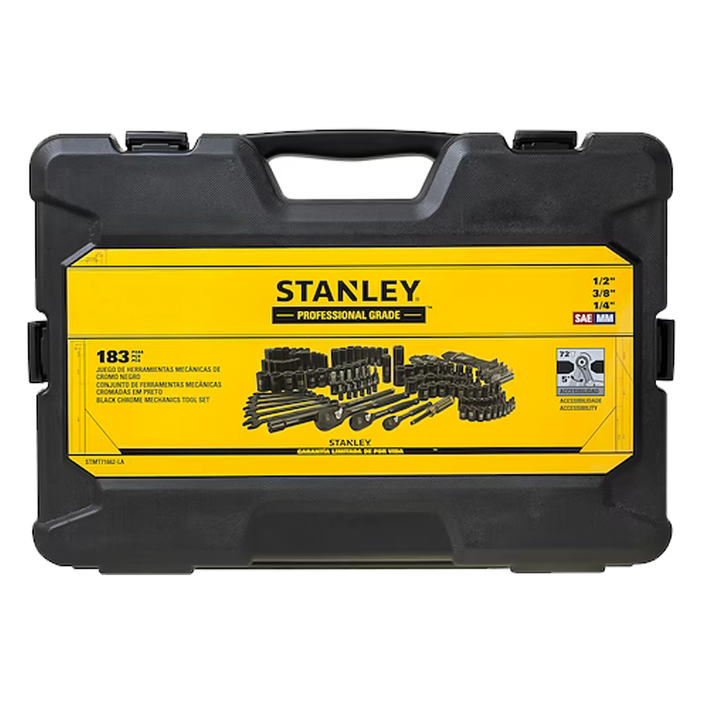 取引出品 JOGO DE FERRAMENTAS MECÂNICAS COM 183 PEÇAS - STMT71662-LA STANLEY
