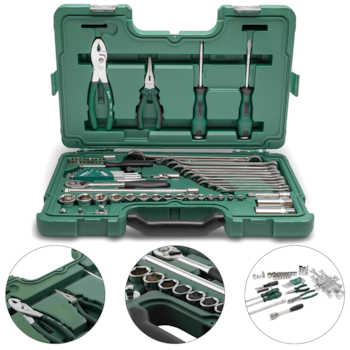 JOGO DE FERRAMENTAS PARA MECÂNICO 59 PC - ST09509 SATA JOGO DE FERRAMENTAS PARA MECÂNICO 59 PC - ST09509 SATA