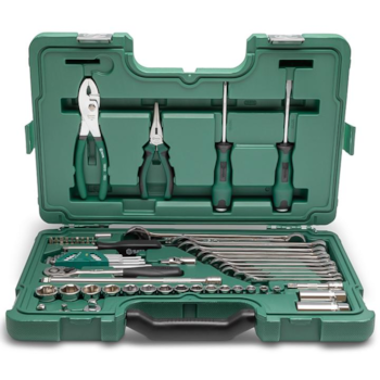 JOGO DE FERRAMENTAS PARA MECÂNICO 59 PC - ST09509 SATA JOGO DE FERRAMENTAS PARA MECÂNICO 59 PC - ST09509 SATA