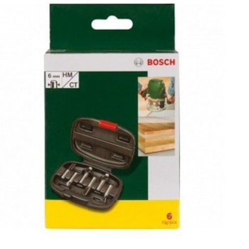 JOGO DE FRESAS 6 MM 6 PEÇAS 2607.019.464-000 BOSCH JOGO DE FRESAS 6 MM 6 PEÇAS 2607.019.464-000 BOSCH