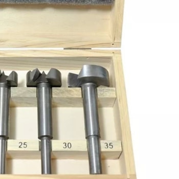JOGO DE FRESAS P/ DOBRADIÇA FORSTNER 5 PCS - ROCAST 171,0016 JOGO DE FRESAS P/ DOBRADIÇA FORSTNER 5 PCS - ROCAST 171,0016