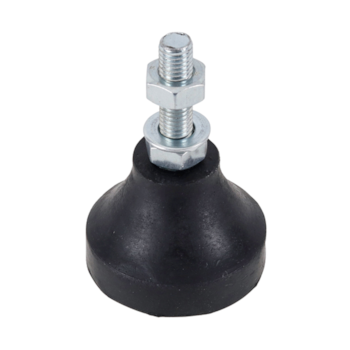 JOGO DE SAPATA MICRO 3/8" VIBRA STOP / VIBRALESS COM 4 PECAS PARA LAVADORAS E COMPRESSORES ATE 20 PES - CHIAPERINI