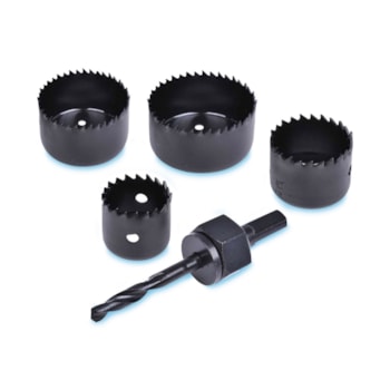 JOGO DE SERRA COPO P/ MADEIRA 5 PEÇAS - 71-120A BLACK + DECKER JOGO DE SERRA COPO P/ MADEIRA 5 PEÇAS - 71-120A BLACK + DECKER