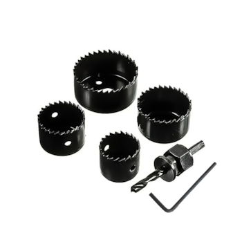 JOGO DE SERRA COPO PARA MADEIRA 1.1/4” A 2.1/8” / 32MM A 54MM COM 6 PECAS - 60234 CORTAG
