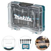 JOGO DE SOQUETE DE IMPACTO 6MM A 13MM ENCAIXE BIT DE 1/4" COM 6 PECAS - MAKITA E-15768
