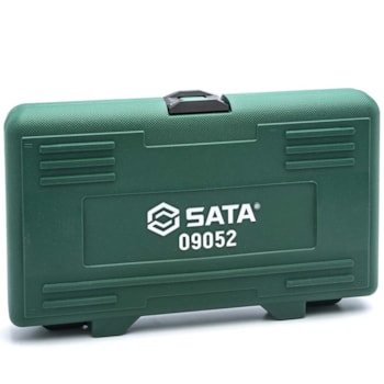 JOGO DE SOQUETES COM BITS TORX 18 PEÇAS ENCAIXE DE 1/4 - 1/2 POL - SATA-ST09052SJ JOGO DE SOQUETES COM BITS TORX 18 PEÇAS ENCAIXE DE 1/4 - 1/2 POL - SATA-ST09052SJ