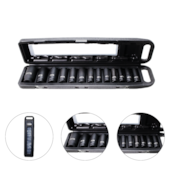 JOGO DE SOQUETES DE IMPACTO LONGO 1/2" 10MM A 27MM COM 13 PECAS - ROTTA