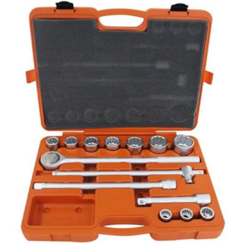 JOGO DE SOQUETES E ACESSÓRIOS ENCAIXE 3/4" 14 PEÇAS - 44853214 TRAMONTINA JOGO DE SOQUETES E ACESSÓRIOS ENCAIXE 3/4" 14 PEÇAS - 44853214 TRAMONTINA