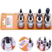 JOGO DE SOQUETES PONTA TORX T20 A T60 8 PCS ENCAIXE 1/2" TRAFIX - 44844508 TRAMONTINA PRO JOGO DE SOQUETES PONTA TORX T20 A T60 8 PCS ENCAIXE 1/2" TRAFIX - 44844508 TRAMONTINA PRO