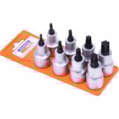 JOGO DE SOQUETES PONTA TORX T20 A T60 8 PCS ENCAIXE 1/2" TRAFIX - 44844508 TRAMONTINA PRO JOGO DE SOQUETES PONTA TORX T20 A T60 8 PCS ENCAIXE 1/2" TRAFIX - 44844508 TRAMONTINA PRO