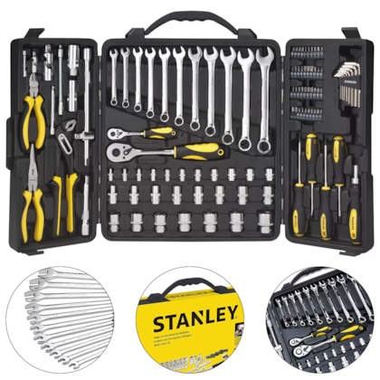 JOGO MULTIFERRAMENTAS COM 110 PEÇAS - STMT81243-840 STANLEY JOGO MULTIFERRAMENTAS COM 110 PEÇAS - STMT81243-840 STANLEY