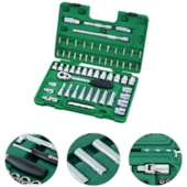 JOGO SOQUETES SEXTAVADO 1/2" 46PC MM/POL - ST09006SJ SATA JOGO SOQUETES SEXTAVADO 1/2" 46PC MM/POL - ST09006SJ SATA