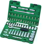 JOGO SOQUETES SEXTAVADO 1/2" 46PC MM/POL - ST09006SJ SATA JOGO SOQUETES SEXTAVADO 1/2" 46PC MM/POL - ST09006SJ SATA