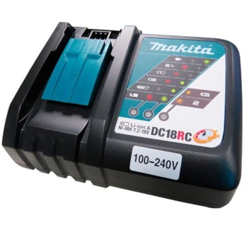 KIT 2 BAT BL1860B + CARREG DC18SD + MALETA - KITMAK1860B MAKITA KIT 2 BAT BL1860B + CARREG DC18SD + MALETA - KITMAK1860B MAKITA