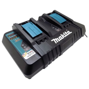 KIT CARREGADOR DC18RD + 4 BATERIAS BL1850B 220v - MAKITA KIT CARREGADOR DC18RD + 4 BATERIAS BL1850B 220v - MAKITA