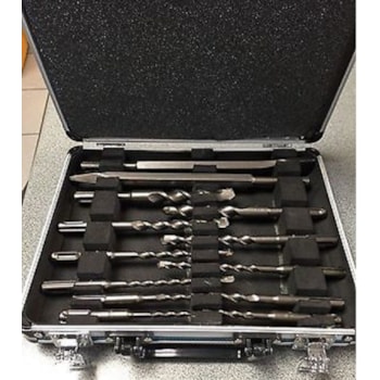 KIT COM 13 PEÇAS BROCA + PONTEIRA + TALHADEIRA SDS PLUS D-42400 MAKITA