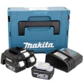 KIT COM 3 BATERIAS BL1830 3.0AH + ADAPTADOR DUPLO BCV02 (36V) + CARREGADOR DC18RC - 220V - MAKITA