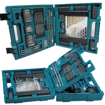 KIT DE ACESSÓRIOS 200 BROCAS E BITS - D-37194 MAKITA KIT DE ACESSÓRIOS 200 BROCAS E BITS - D-37194 MAKITA