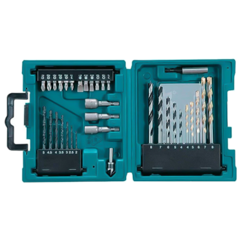 KIT DE ACESSÓRIOS COM 34 PEÇAS - D-36980 MAKITA KIT DE ACESSÓRIOS COM 34 PEÇAS - D-36980 MAKITA